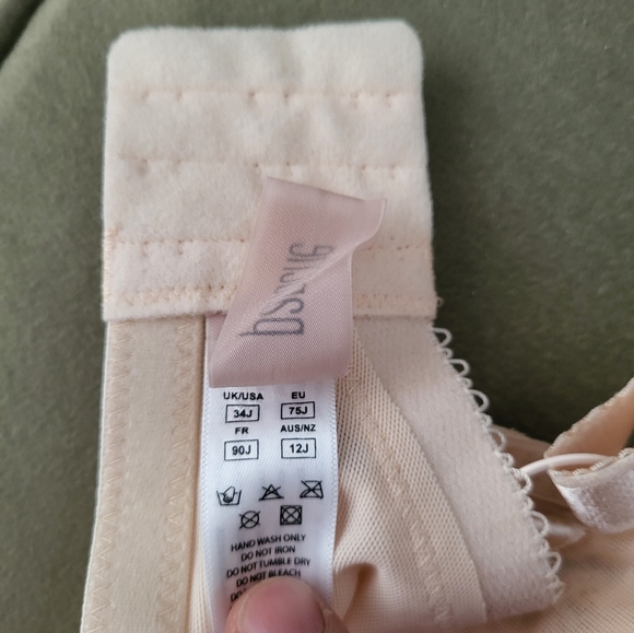 Panache Clara Full Cup Bra 7255 Underwired Non-Padded, Size 34J, Nude colour,New - Picture 7 of 16